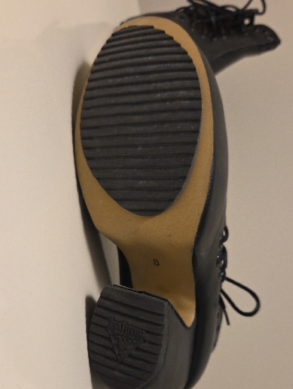 Fluevog Leather Lace-Up Platform Oxfords - Like NEW - Picture 6 of 9